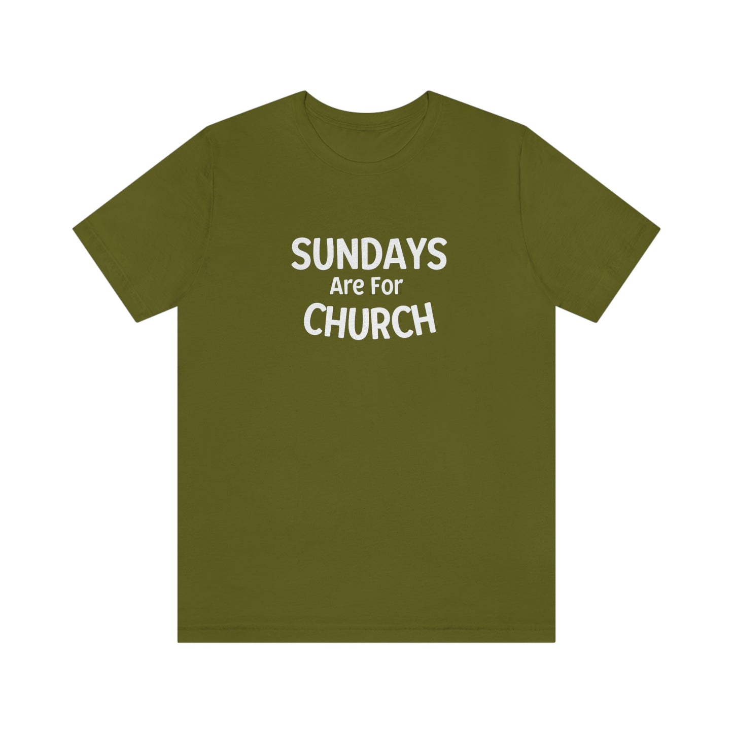 Sundays are for Church Short Sleeve Tee - Unisex